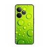 For Realme GT 6 GT 6T Case Black Silicone Luxury Bumper Cute Soft TPU Phone Cases For Realme GT6 5G Cover Shells Coque 6.78''