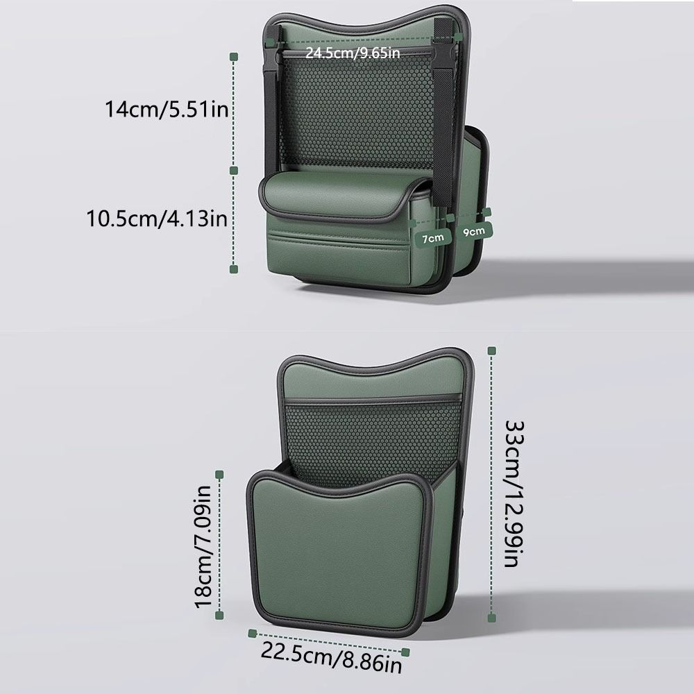 Mesh Pockets Car Seat Storage Bag Double Side Storage Car Middle Hanger  Between Seats