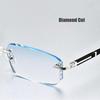 Rimless Design Color Changing Eyeglasses UV400 Protection UV400 Eyeglasses  Business Use