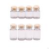 1:12 Scale Dollhouse Mini Glass Jars Candy Pretend Play Openable Model Small Seasoning