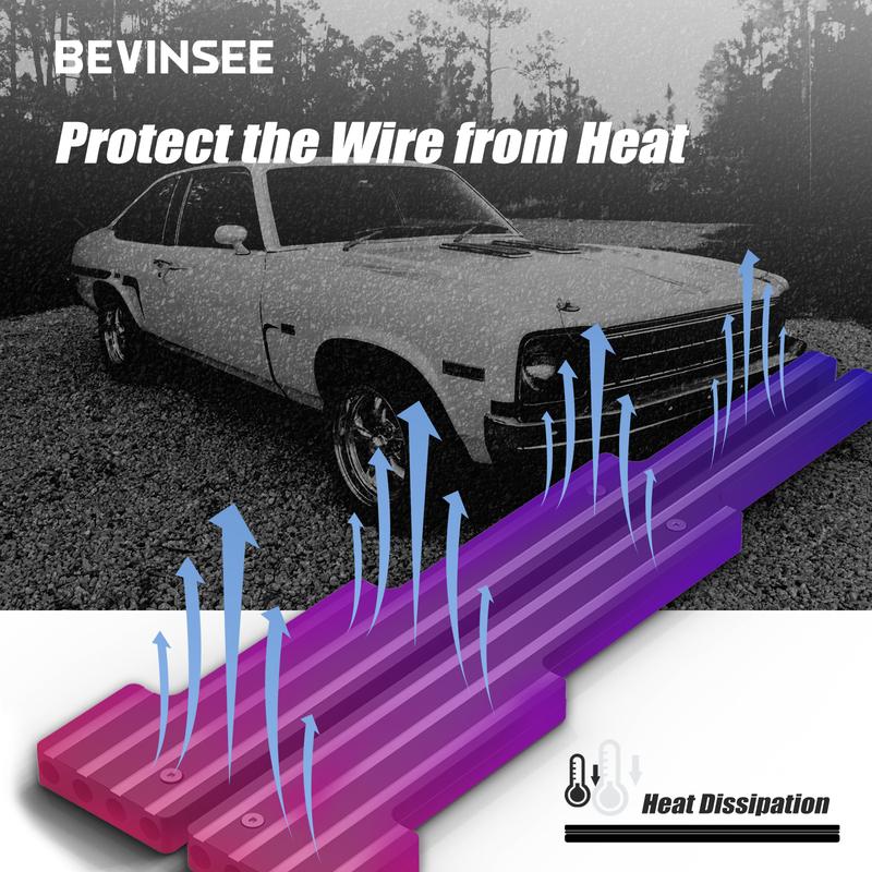 Spark Plug Wire Looms Holders for Chevy Small Block for SBC BBC 350 for V8 Ford for Chevrolet 289 302 351W 390 429 454 460