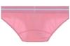 Bikini Size Combed Stretch Super Low Tagless G-Station Men's Briefs, L, Pink, Cotton, Rise,