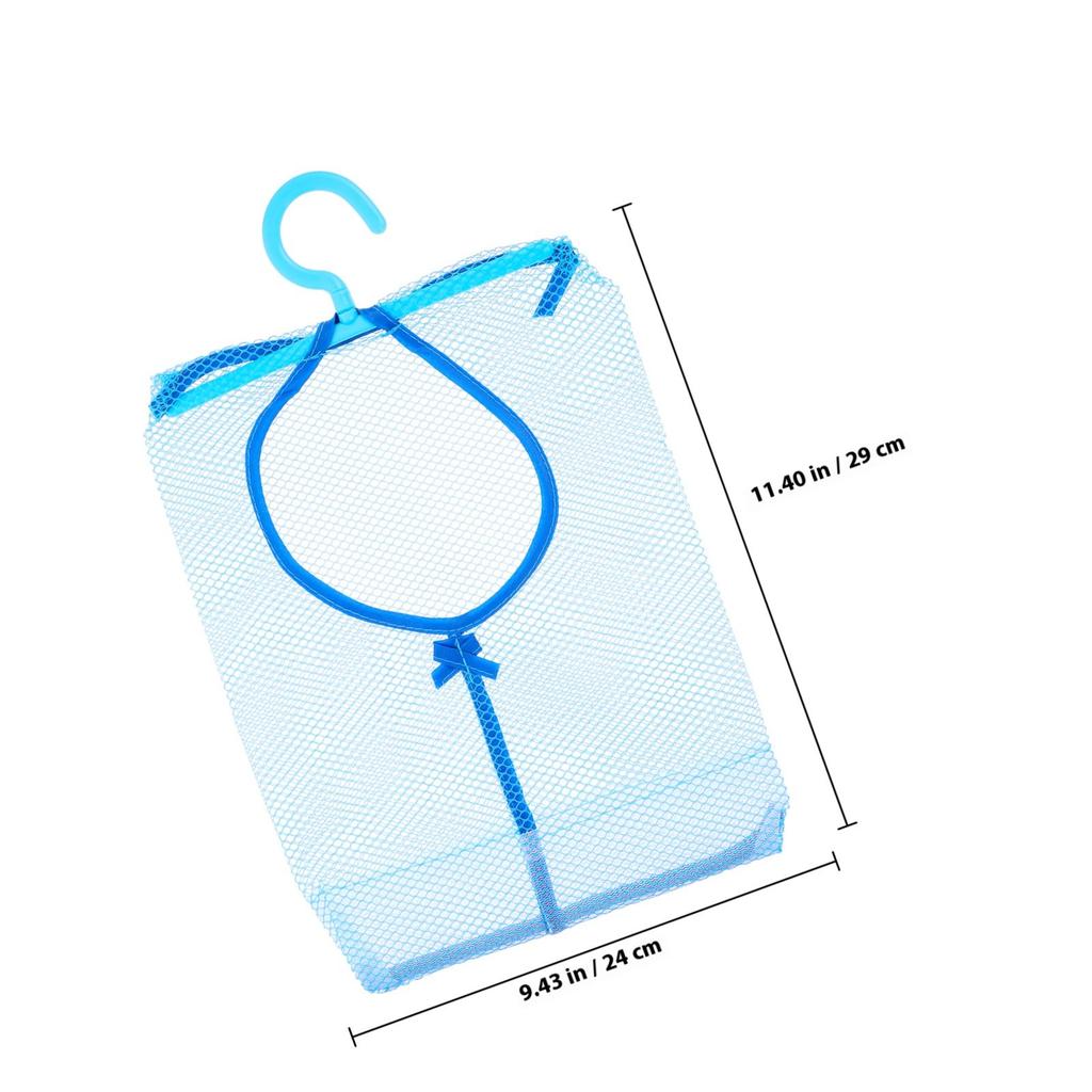 Mesh Laundry Hanging Bag Clothespin Storage Bag Bathroom Organizer Multipurpose Travel Dirty Clothes Holder Shower Storage