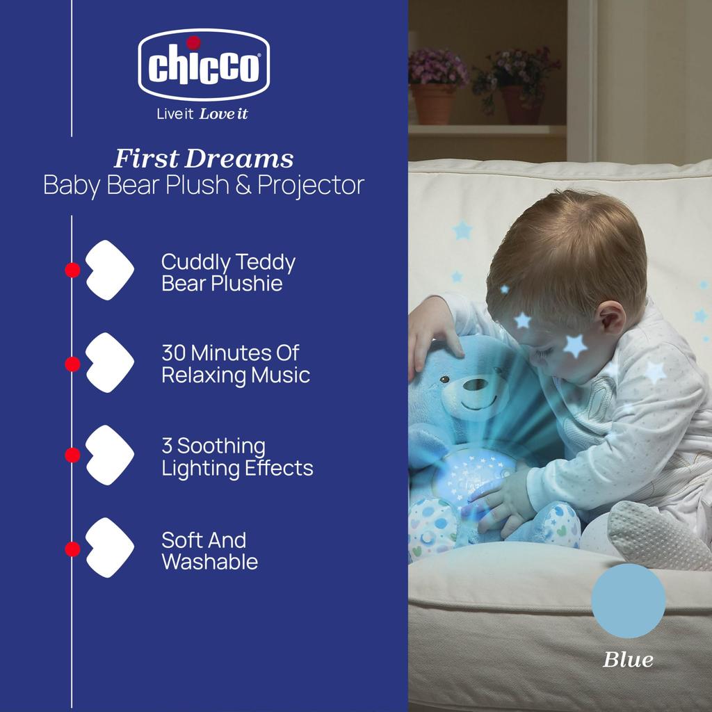 CHICCO Baby 00 008015 200 000 Bear, Blue,