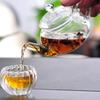 Gestreifte Glasbecher Transparente Tasse Wein Wasser Milchbecher Niedlich Büro Zuhause Frühstück Kaffeetassen Kürbis Muster Trinkgeschirr