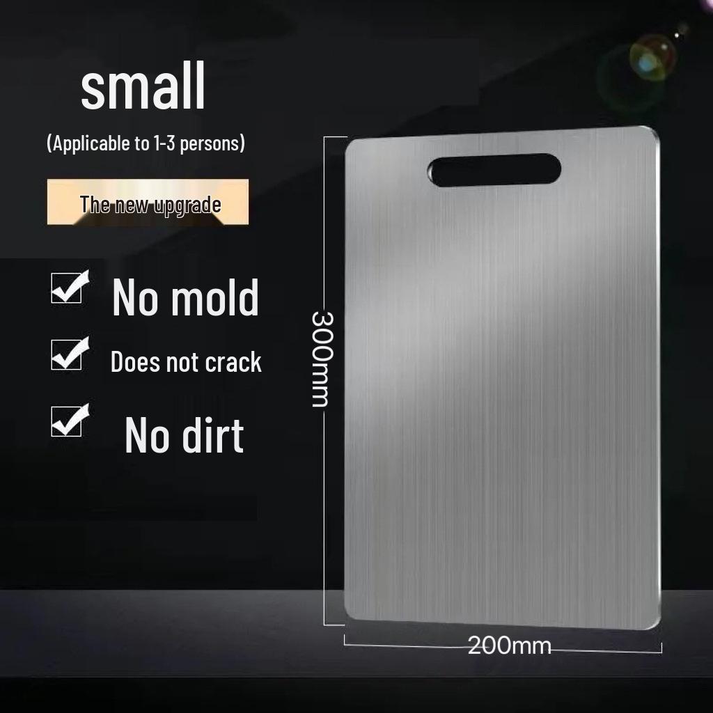 Thickened Antibacterial Stainless Steel Double-sided Cutting Board