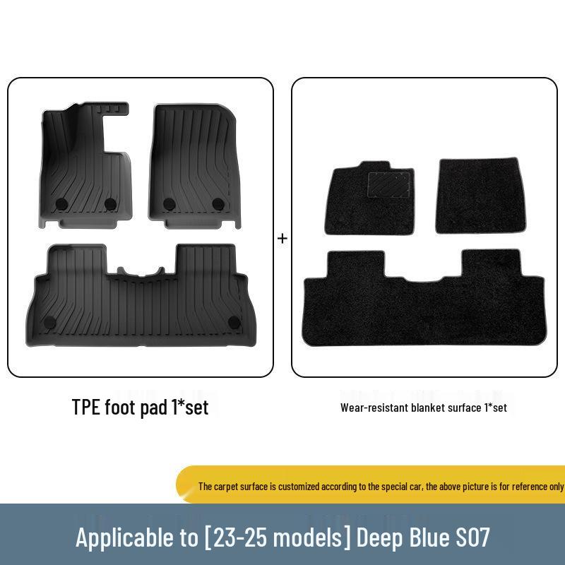 Changan Deepal S07 Eco-Friendly TPE Floor & Trunk Mats (Fits 23-26 Models)