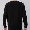 Puma Classics Metallic Logo Print Crew Neck Sweatshirt Men Tops Black 531367-01