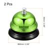 uxcell Restaurant Desk Bell, 65mm (2.56"), Dinner Bell, Service Bell, Green