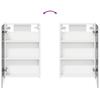 Bathroom Cabinet Set 3 pcs 100 x 10.5 x 60.5 cm Particleboard