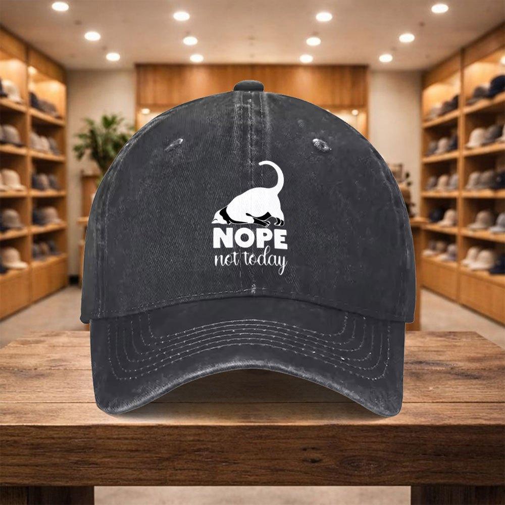 Pc Adjustable Snapback Baseball Cap for Men Women Lightweight Unisex Hat with Not Working Today Suitable for Vacation T
