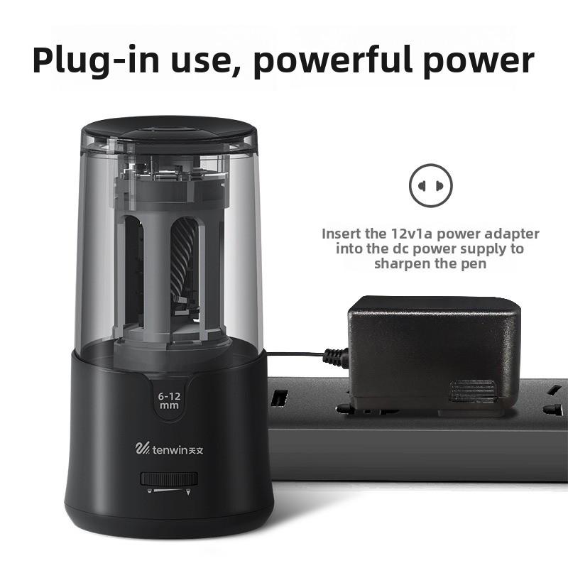 Electric Pencil Sharpener - A Semi-automatic Power Plug-in Model of Pencil Sharpener for Primary School Students To Use As Learning Tools.