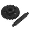 35T Pinion Motor Gear Steel Aluminum Alloy Replaceable Black RC Car Motor Pinion Gear for ARRMA 1 7 1 8
