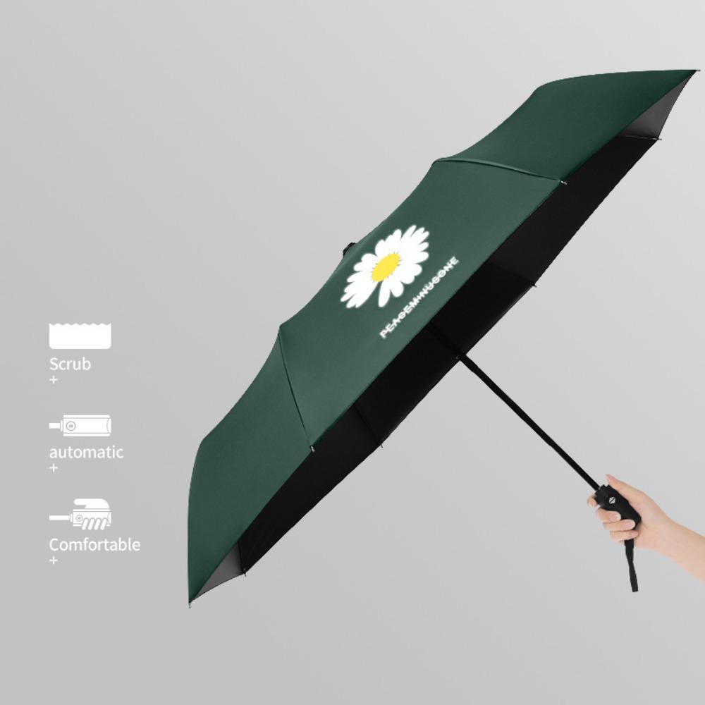 Automatic Umbrella Uv Resistant Windproof Umbrellas Sun Paraguas Umbrella Fashionable Elegant Matte Fashion Lightweight Umbrella
