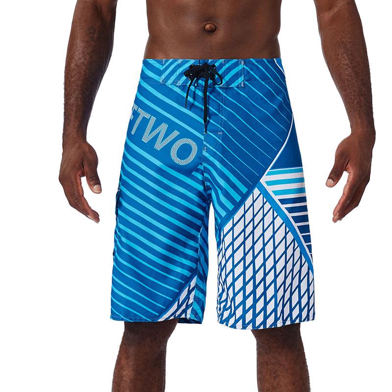 Quick Drying Beach Shorts for Men Surf Beach Shorts Fast Dry Swim Trunks with Bermuda, Fitness Muscle Short Pants, Summer, New,