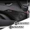3D Aluminum Speaker Stereo Speaker Badge Emblem Sticker For Qashqai X J11 Trail Tiida Teana Skyline Juke X-trail Almera