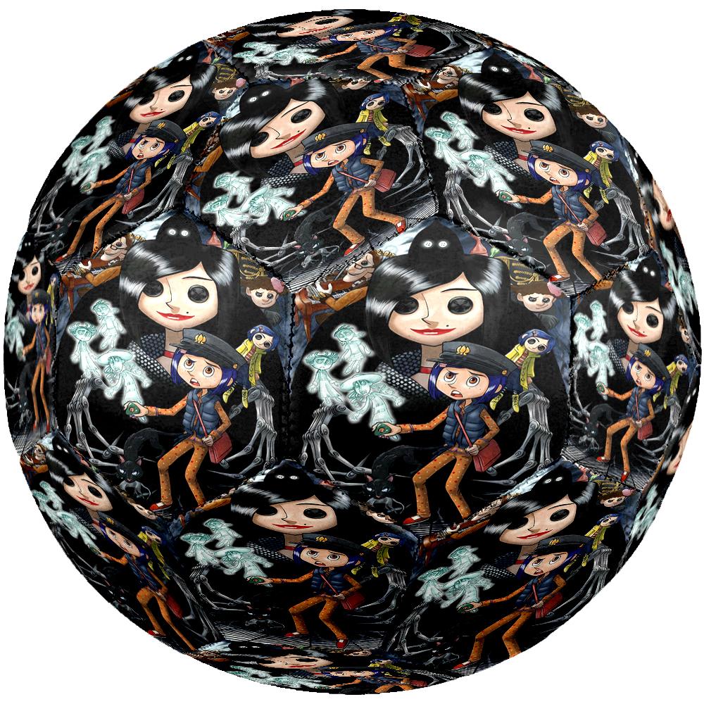 Coraline Theme Size 5 Soccer Ball, Suitable for Both Indoor and Outdoor Matches, a Gift Suitable for Everyone.