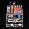 Clear Makeup Cosmetics Organizer Jewelry Storage Box Multi Layer Case with Drawers