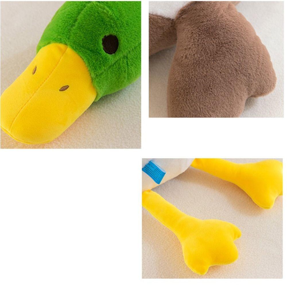 Weiche Stockente Plüschpuppe Flauschige Gans Plüsch Umarmungskissen Lustiges Gans Plüschtier Kindergeschenk