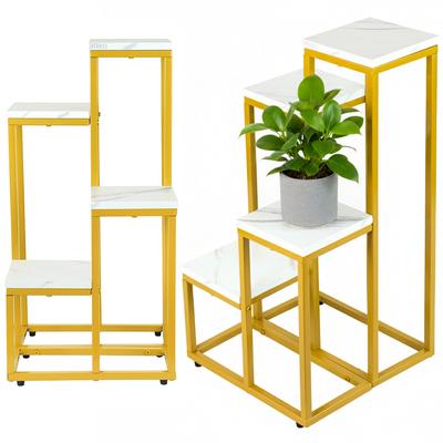 Standing Flower Stand, Metal Shelf, Flower Stand, Plants, Pots, 4 Levels