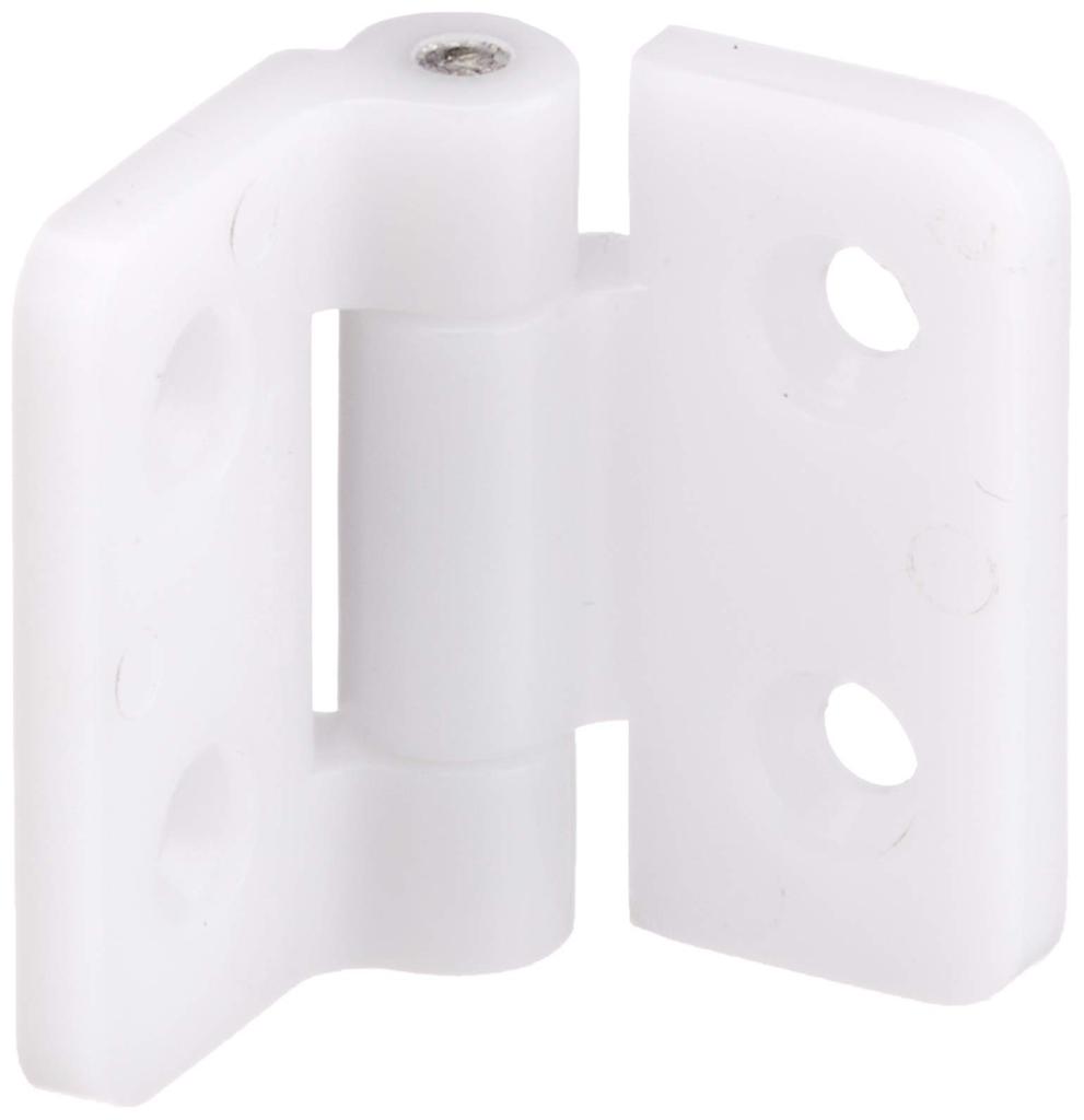 Sugatsune Industries HG-MF08-WT Mini Torque Hinge 0.8 Inches (20 Mm), 1 Piece, White