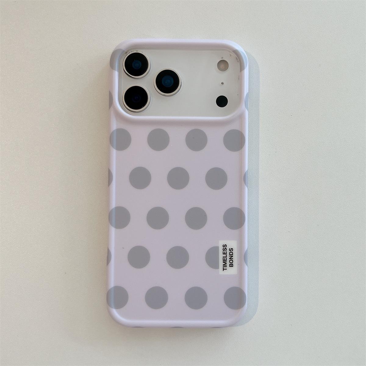 Dopamine Polka Dot Drop-Proof Full Coverage iPhone 15 Pro Max Case iPhone 17 Pro Max