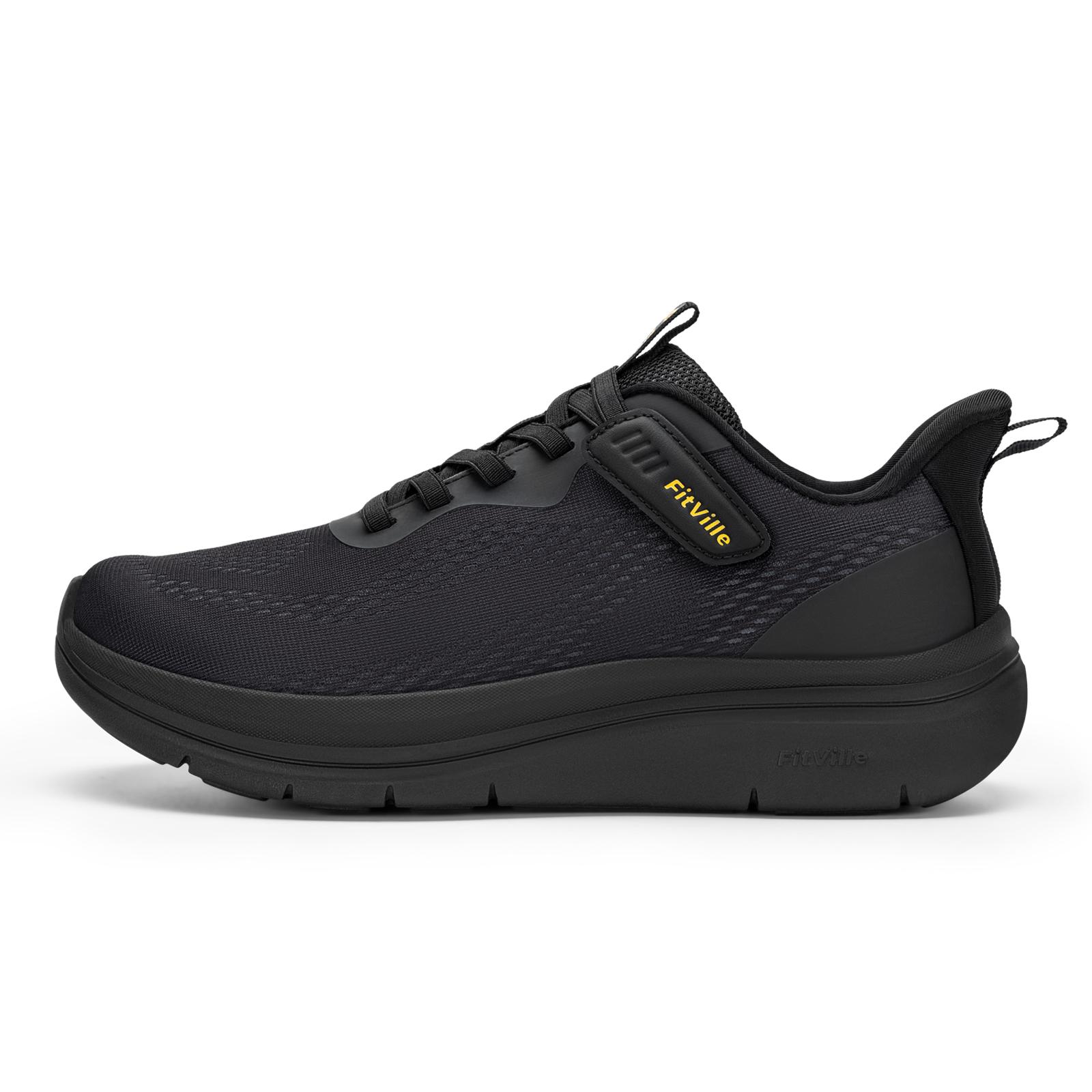 FitVille Wide Walking Shoes For Men