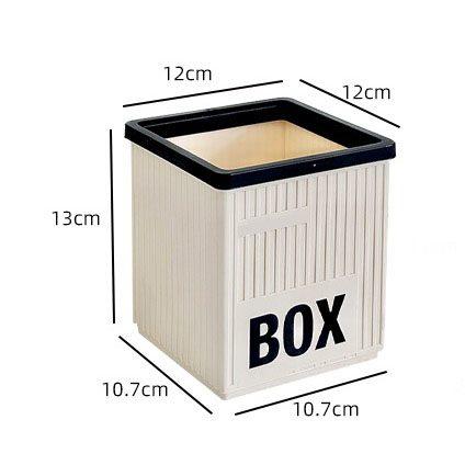 1pcs Acrylic pen holder storage box, office desktop, student s desk, children s desk, stationery sorting shelf, creative pen