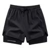 Pantaloncini Sportivi Unisex a Doppio Strato Anti-Esposizione per Corsa e Escursionismo