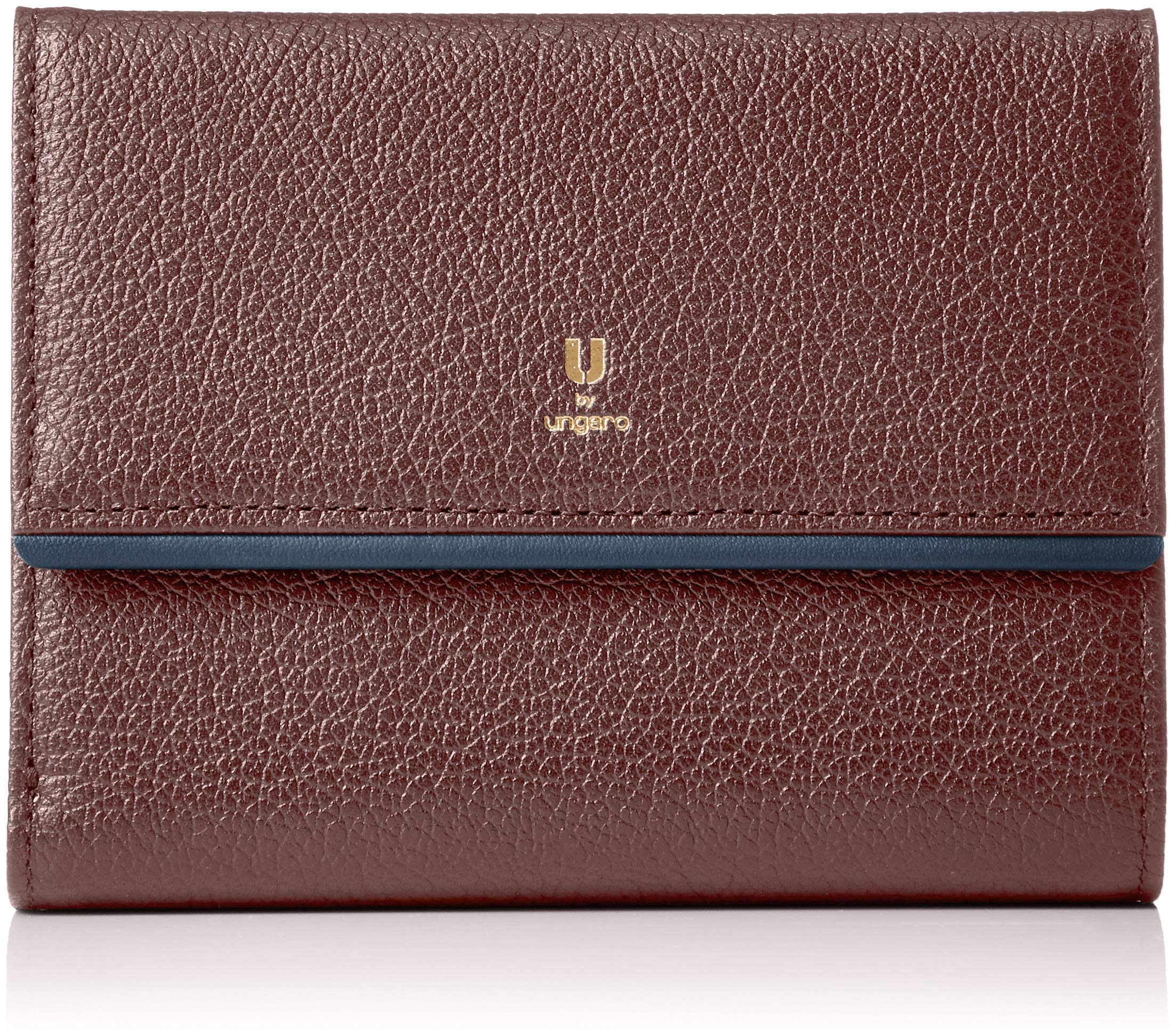 

You by Ungaro Sofia Clasp Folding Wallet, Women s, Soft Cowhide Leather, Two-Tone Design, UULW8FS2