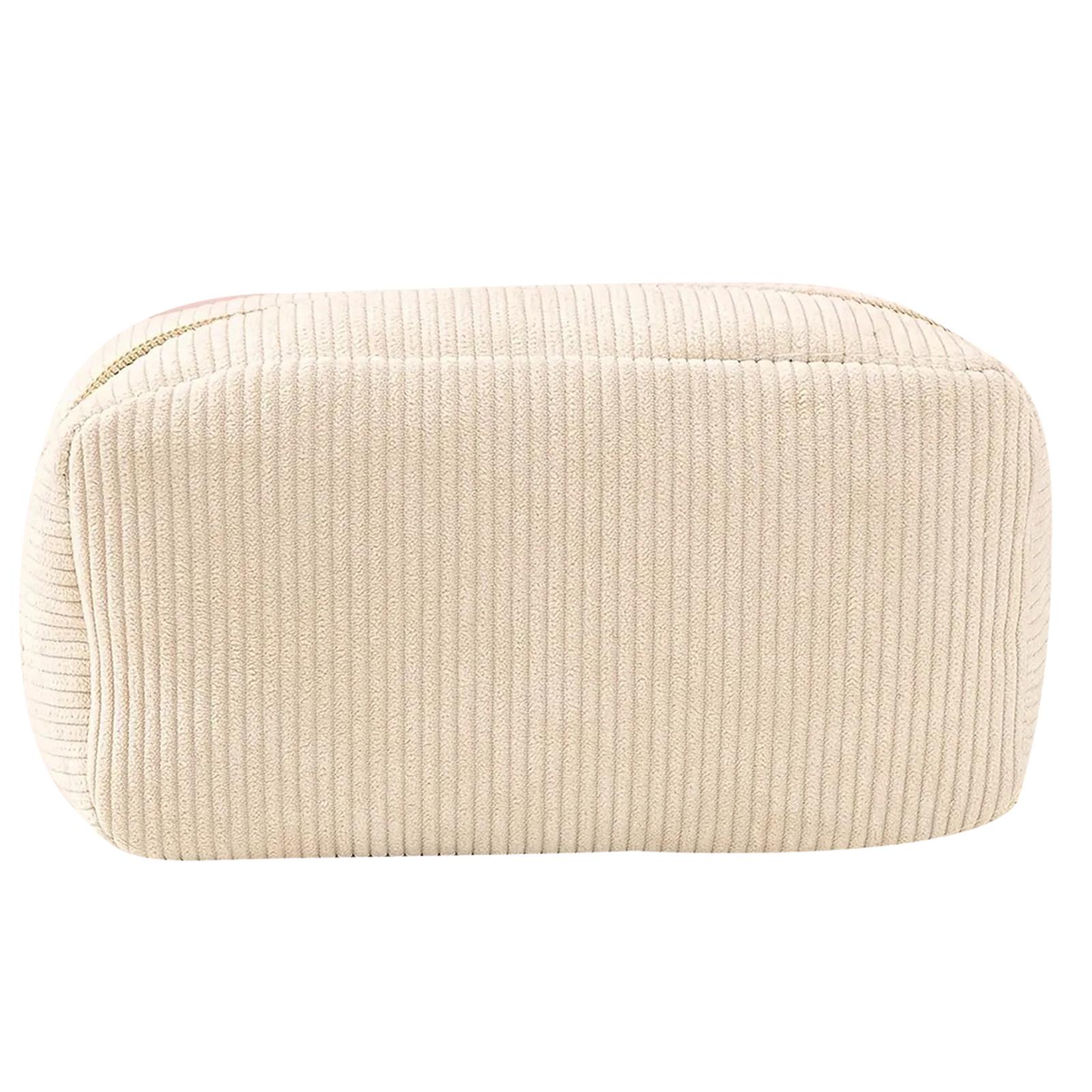 

Large Corduroy Pencil Case High Capacity Pen Pouches Pencil Organizers Storage Bag Travel Cosmetic Bag for Office School 2