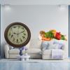Wall Clock Resin Figurine Decorative Home Ornament Birdsong Function Joseph Statue Suitable for