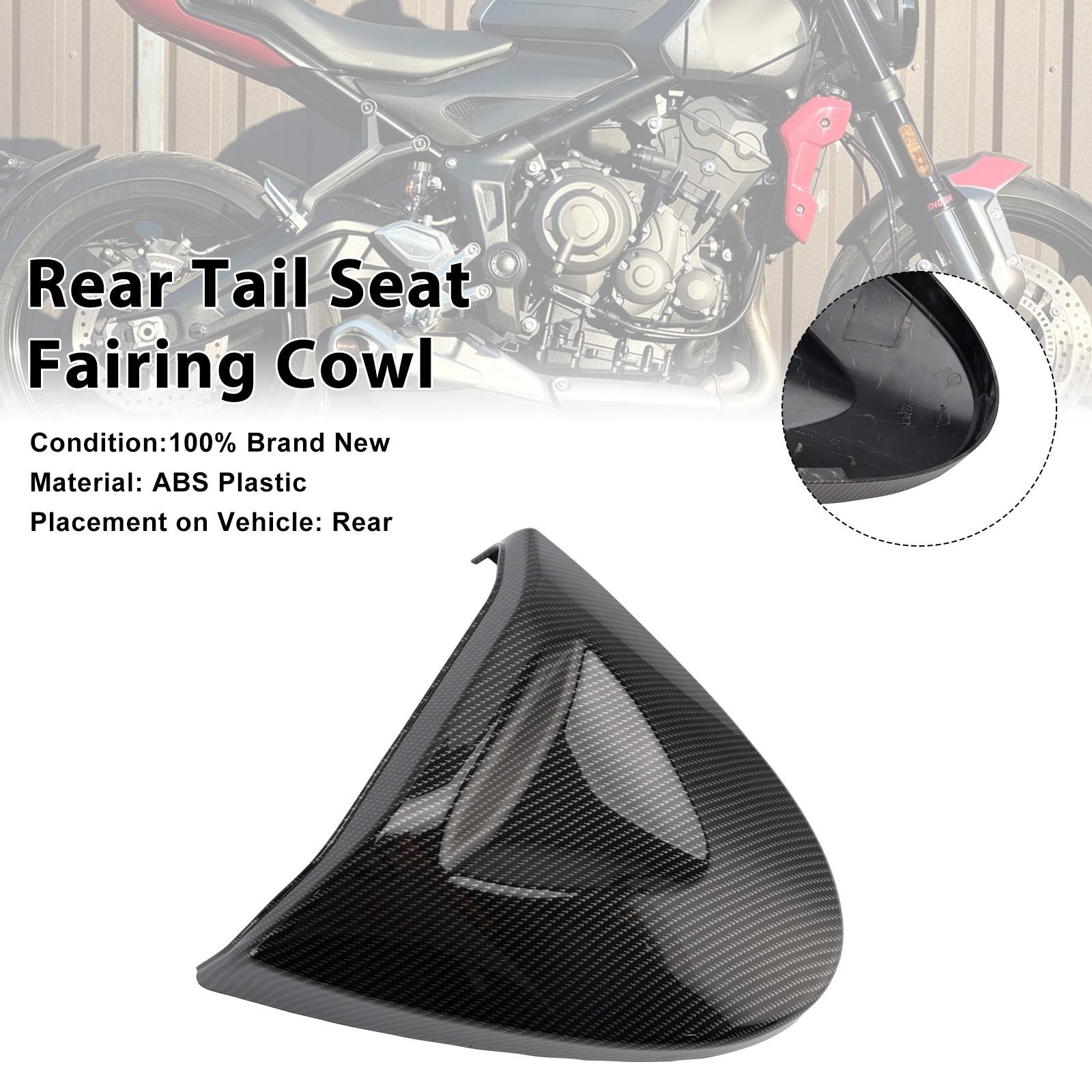 Rear Tail Seat Fairing Cowl Cover For Trident 660 2022-2025 Carbon
