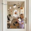 Black Cat Window Clings Halloween Ghost Clings, Cute Pumpkin And Static Stickers, PVC Holiday Glass Decorations Waterproof Decals, Removable Elements