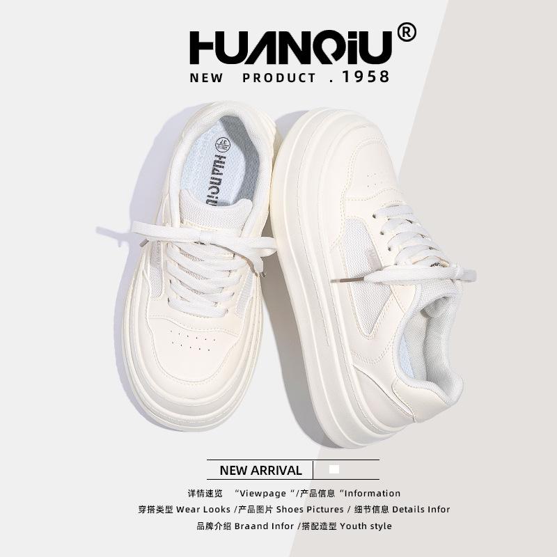 Global little white shoes women's ZHQ5933 new summer versatile niche women's shoes breathable platform student board shoes women