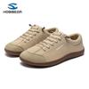 HOBIBEAR Leder Barfußschuhe Leicht Weite Zehenbox Null Drop Schlupfschuhe für Herren & Damen