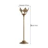 Vintage Iron Art Candlestick: European Retro Nostalgic Ornament for Dining Table or Living Room Decor.