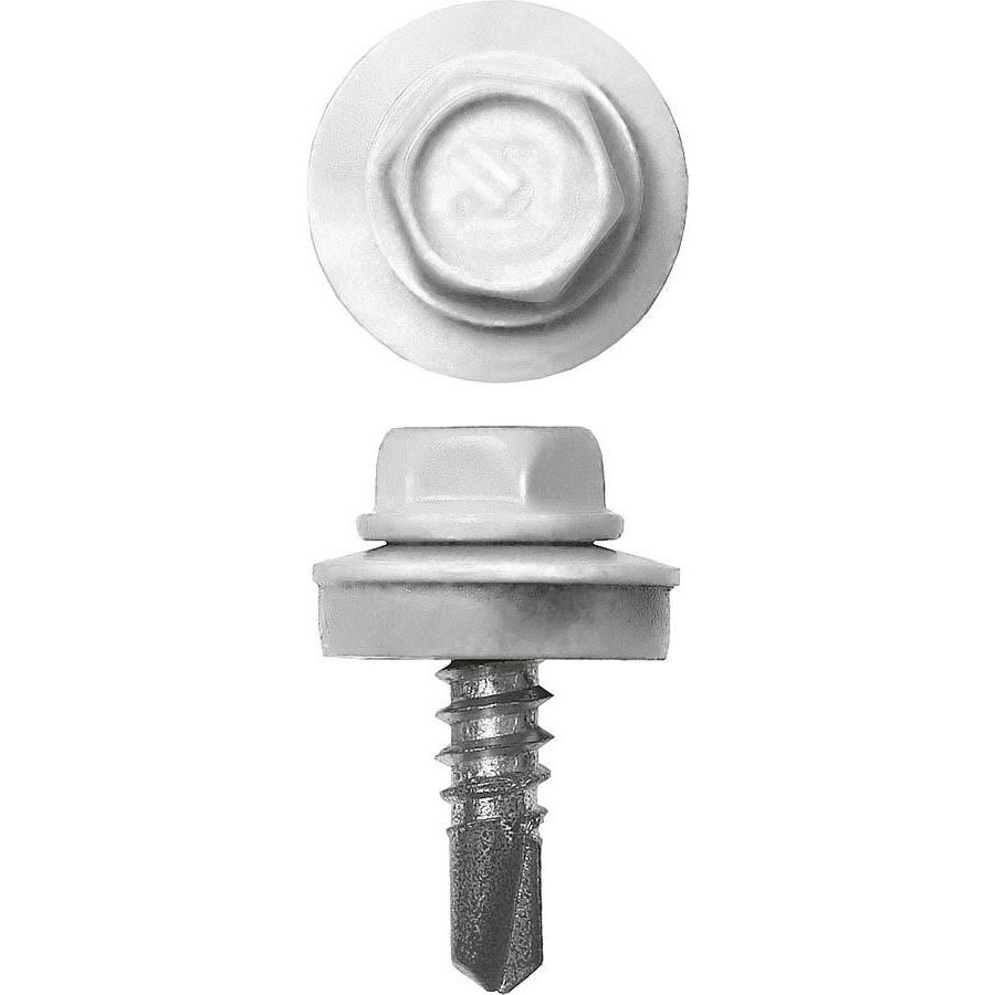 

Саморезы кровельные Bison 4-300315-55-019-9003 Professional Белый 19 X 5 5 мм 500 шт для металлоконструкций