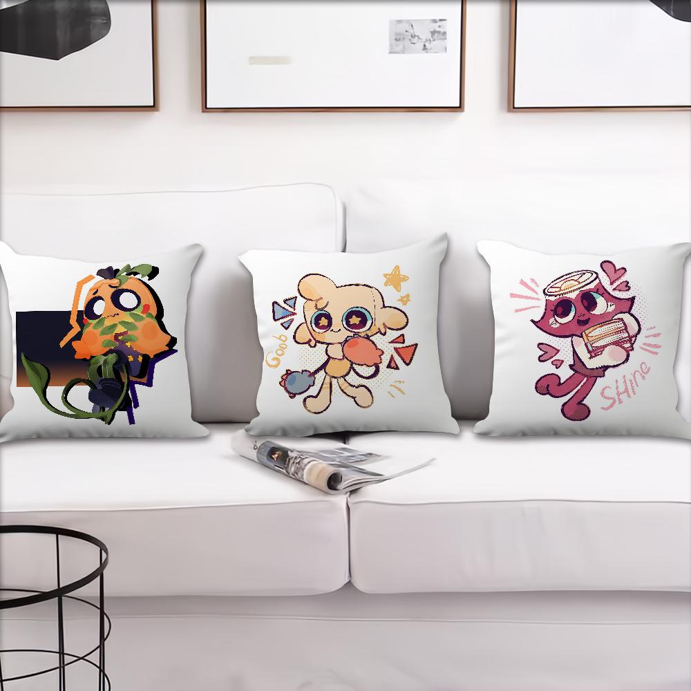 Game D-dandys cute W-world cushion cover Pillow Cover Decoration Room Home Sofa living Office Car Nordic Simplicity