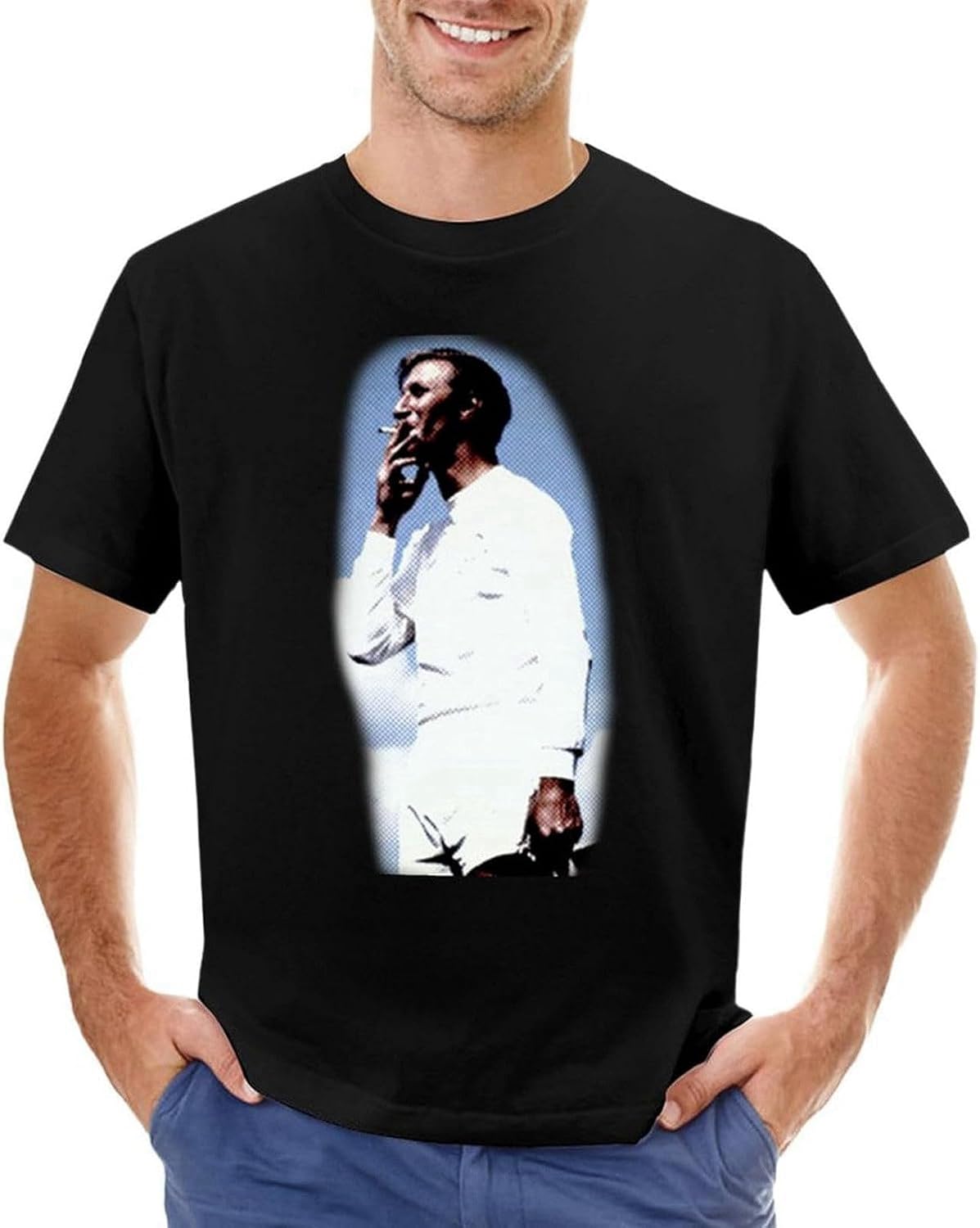 Jack Charlton Men T Shirt Sublime t Shirt cat Shirts Graphic t Shirt Men t Shirts L чёрный