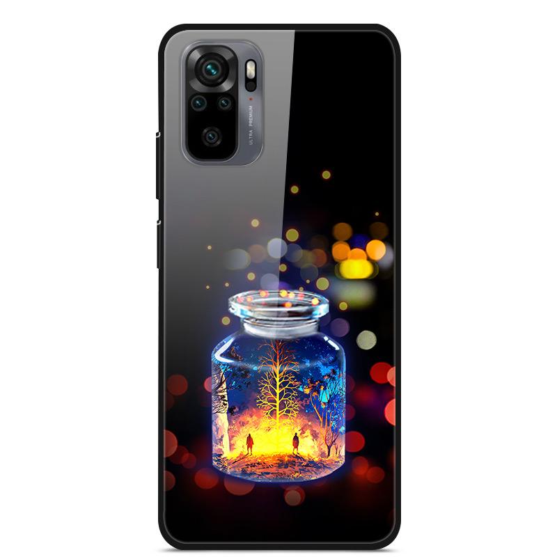Tempered Glass Case For Xiaomi Redmi Note10 Pro Case Glass Back Cover For Xiaomi Redmi Note 10 10Pro Max Case Note10 5G Shell