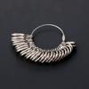 Metal Ring Sizer Measuring Tool Set Gauge Mandrel Stick Finger Tool Jewelry Making Equipments Accessories