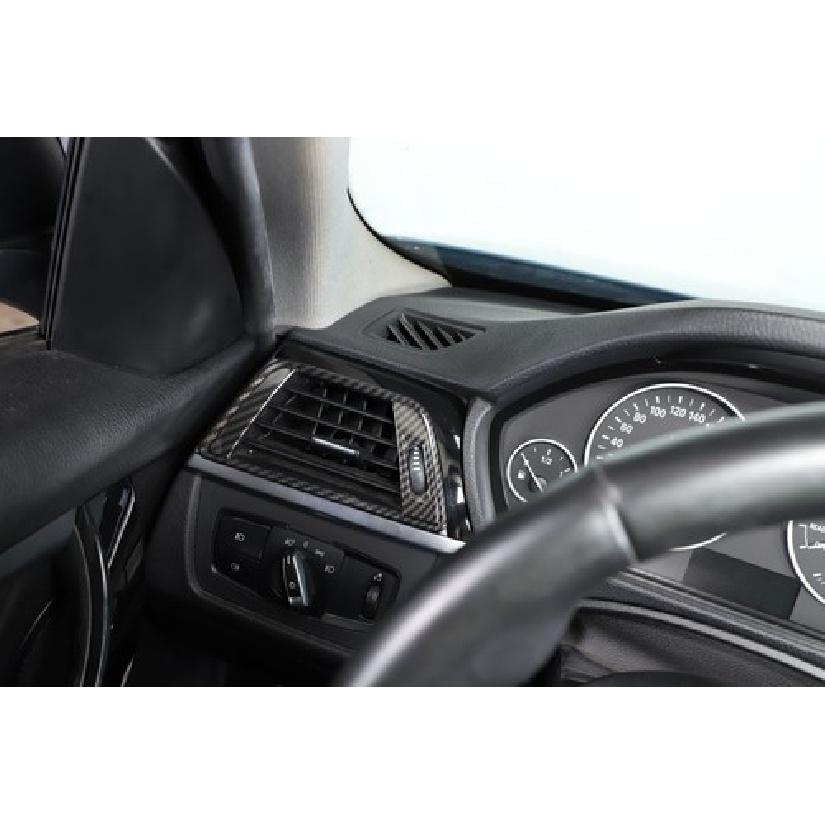 Carbon Fiber ABS Side Air Vent Outlet Cover For BMW 3 4 Series F30 F34 2013-