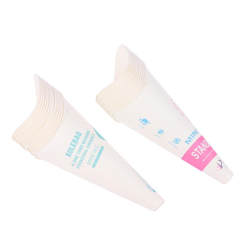 12Pc/Lot Disposable Paper Urinal Woman Urination Device Stand Up Pee For Camping Travel Portable Female Outdoor Toil