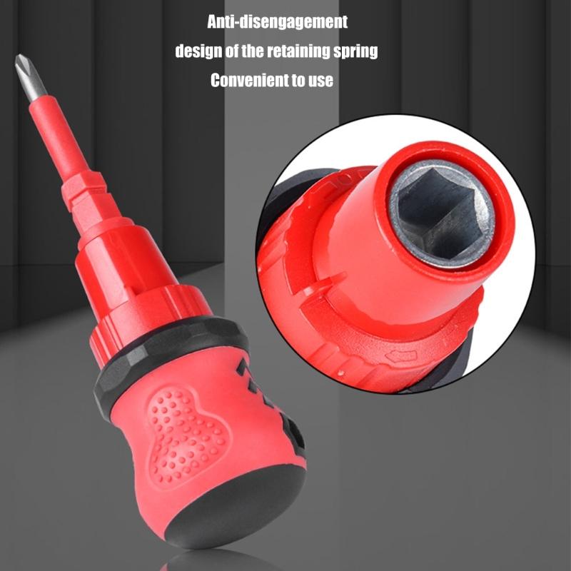 Professional 18 in 1 Insulated Screwdriver Kit With Interchangeable Magnetic Head with Nonslip Handle For Electrical