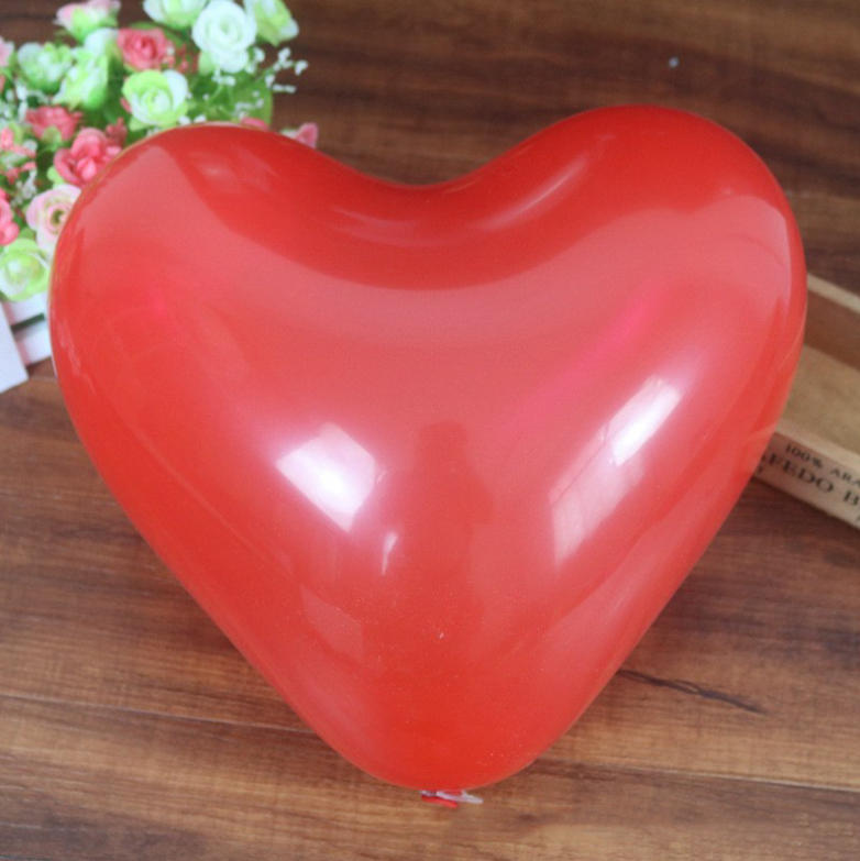Chailert Balloon 12 Inch Assorted Color Heart Shape Balloon for Propose Marriage Wedding Party Decoration
