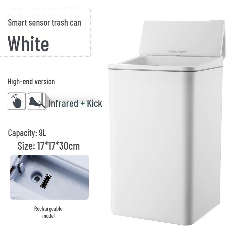 16L Automatic Smart Sensor Trash Can for Home