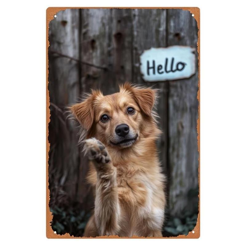 Retro Metal Paintings, Furniture, Living Room Decoration 20x30cm