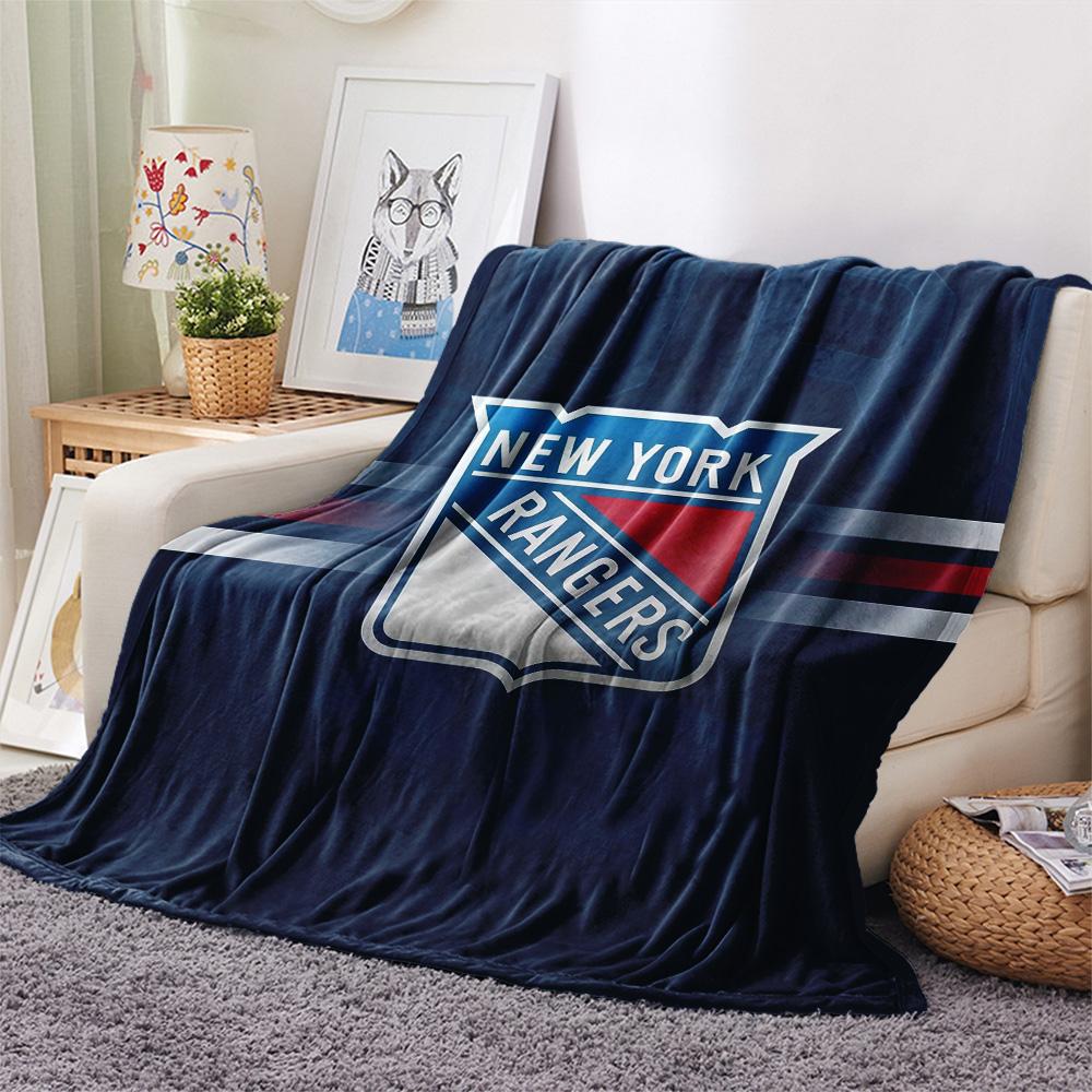 New York Rangers2 Flannel Blanket, High quality Comfortable for All Seasons, Home Decor, Warmth and Comfort