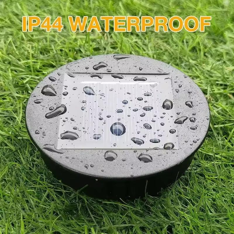 Solar Lamp Base With 600Mah Led Bulb Atmosphere Decorate Light Holder Ip44 Waterproof Led Night Light Base For Outdoor Garden